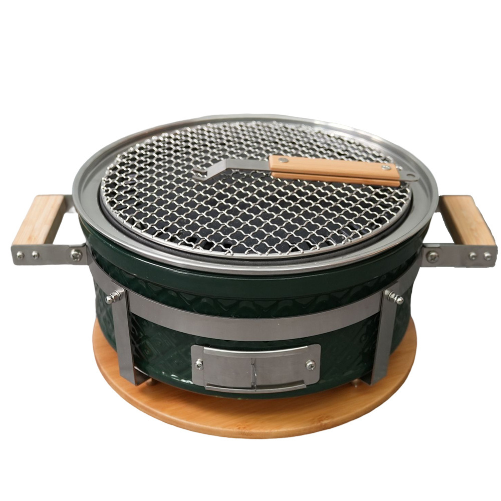 Auplex OEM Asador Teppanyaki 2-in-1 Barbecue Japanese Charcoal Tabletop Bbq Kebab/Yakiniku/Yakitori Grill