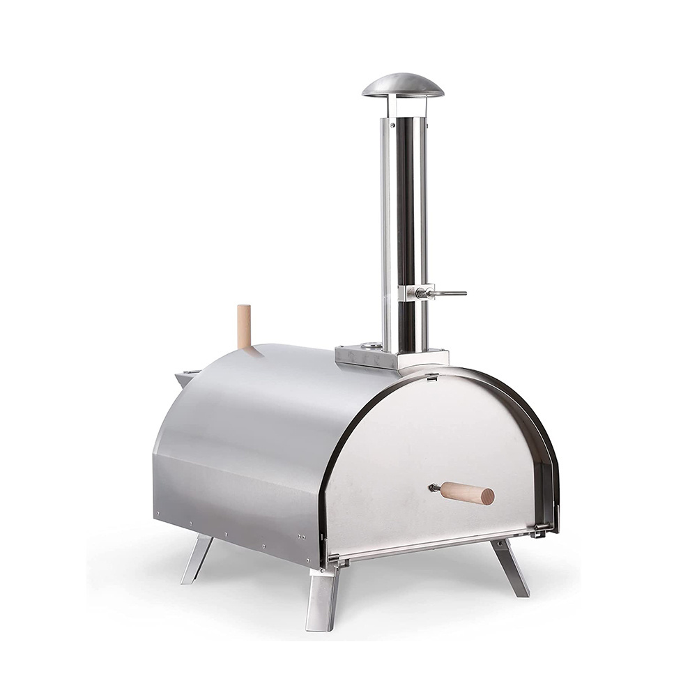 Auplex Pizza Stainless Steel Outdoor Mini Gas Wood Fired Horno Para Pizza Oven