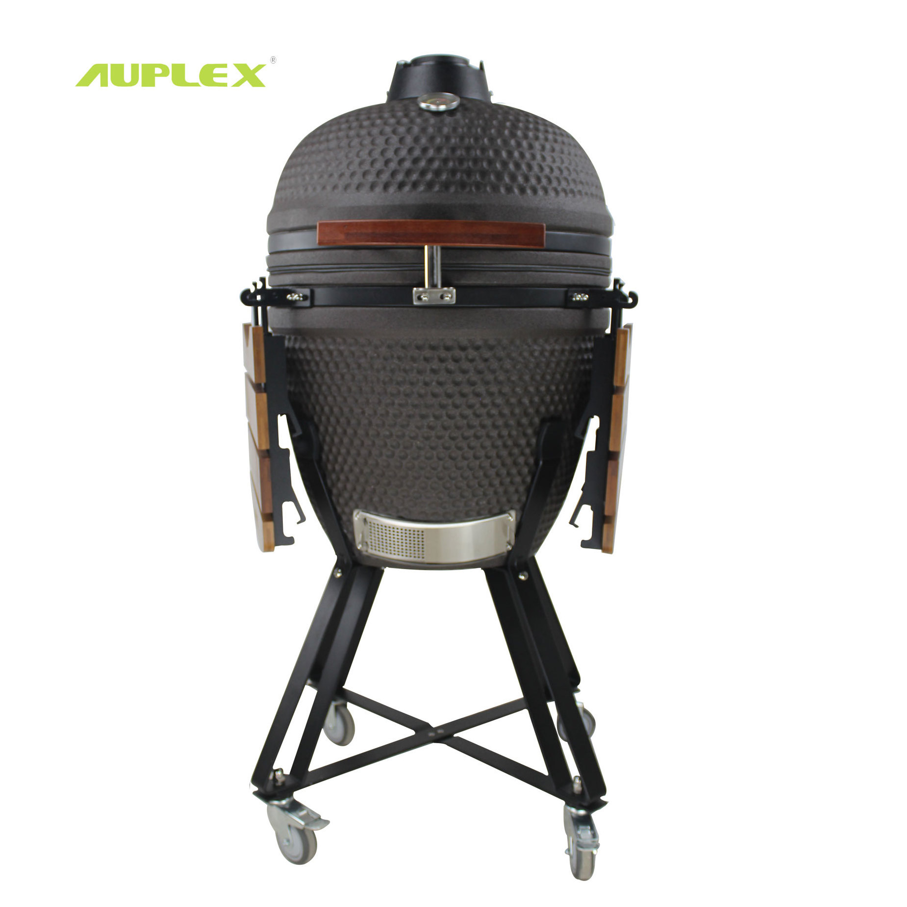 Auplex Asador De Carbon Barbecue Green Shape Egg Outdoor BBQ 21 inch Charcoal Kamado Grills