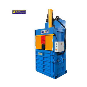 Cardboard compressor waste automatic paper baler machine