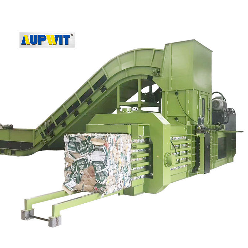 Fully automatic 25kg 50kg 100kg horizontal baler bailing baling machine gras