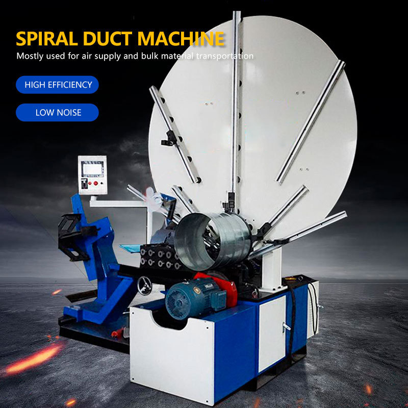 Low Price Air Duct Ventilation Round Pipe Spiral Duct Forming Machine Factory