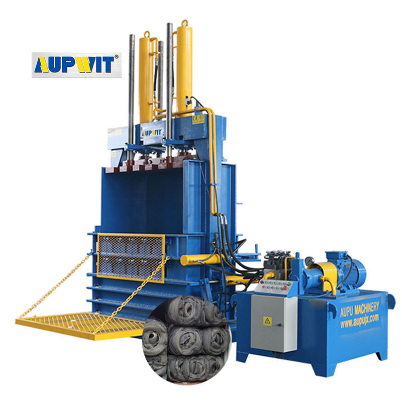 Hydraulic Used Waste Scrap Lorry Car Tyre Baler Machine