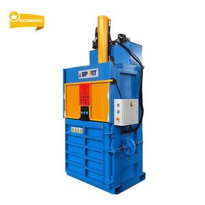 hydraulic waste paper plastic bottle compressor recycling machine