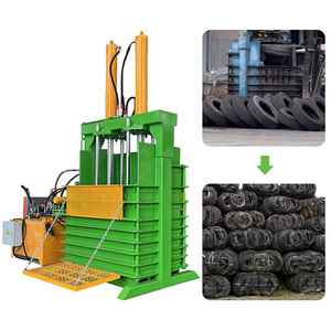 Hydraulic Used Waste Scrap Lorry Car Tyre Baler Machine