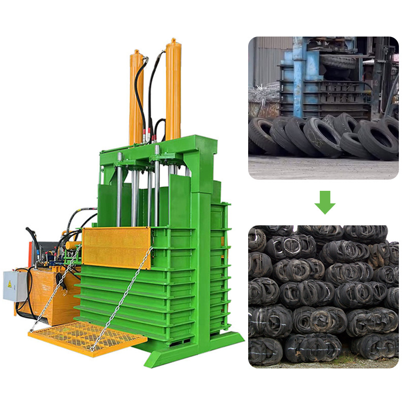 Tire Baler Recycling Machines For Cars Trucks And Other Type Tyres