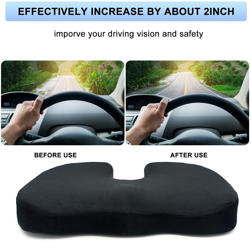 Chair Cushion Seat Cushion for Office Chair Car Seat Cushion Back Support Memory Foam Pillow