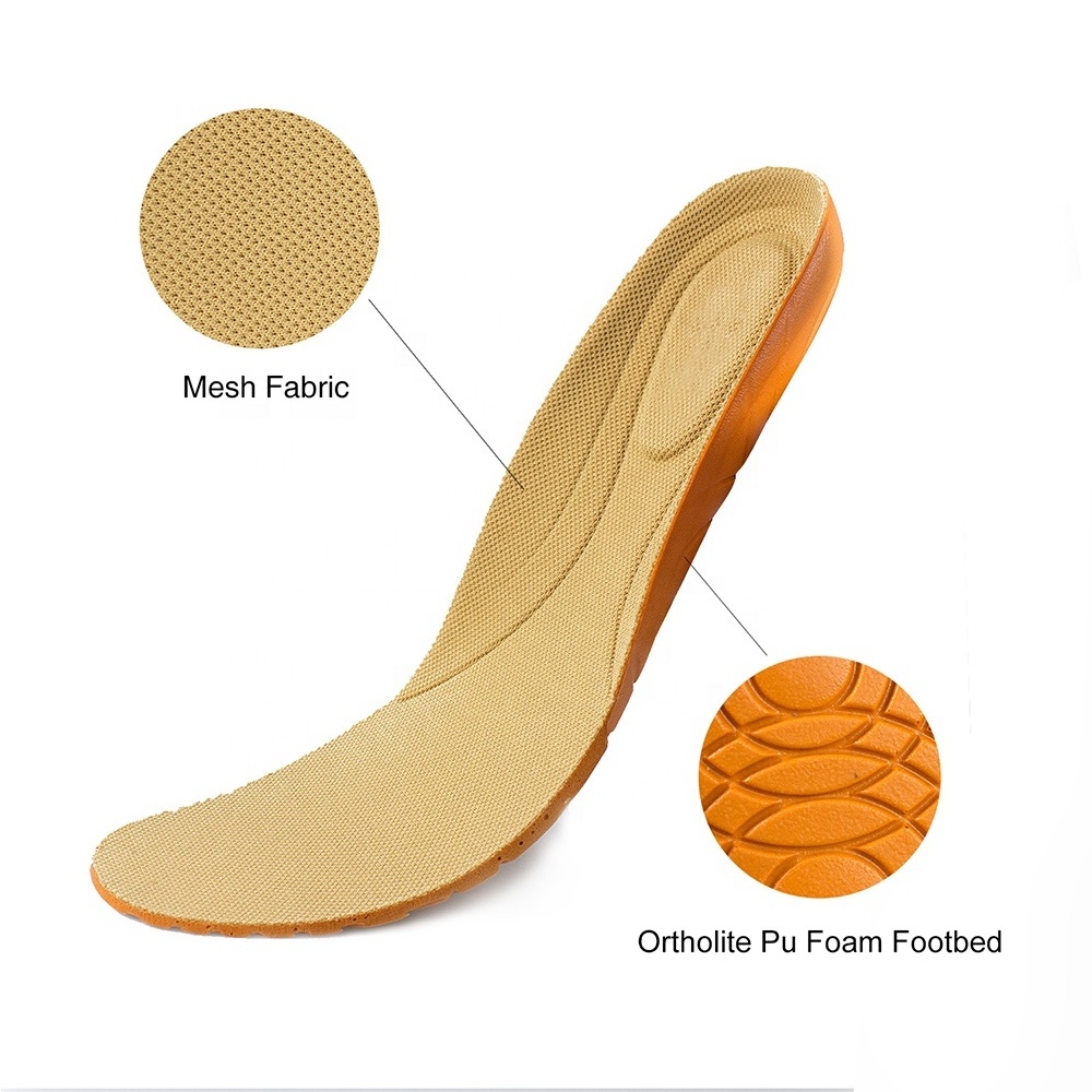 Aureright shock absorption pu removable shoe insole