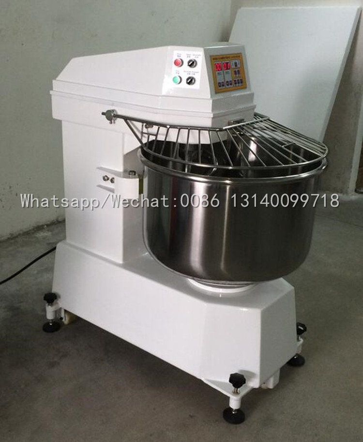 Electric 50/75/100/125kg Bread Knead Dough Mixer Horizontal Industry Flour Mixing Machine