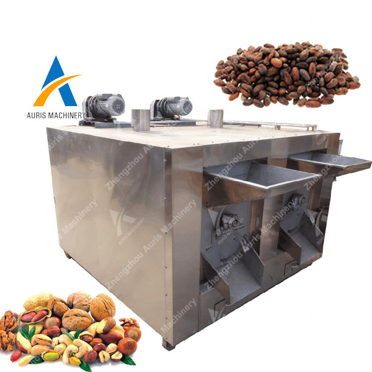 High efficiency commercial almond hazenut roasted cashew nut chestnut peanut roasting roaster machine