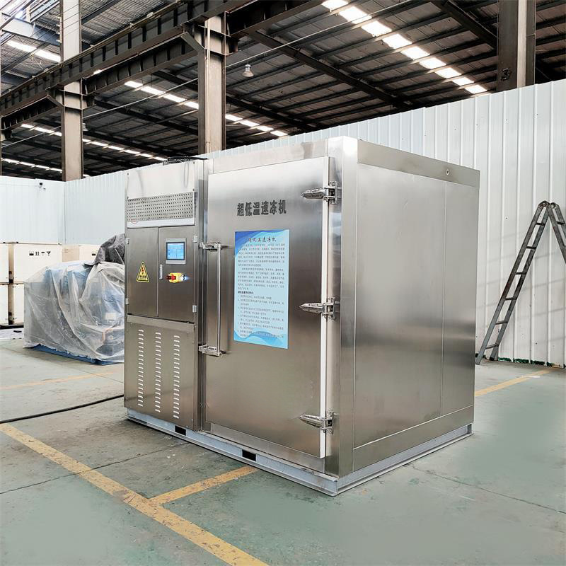 Industrial large quick freezing machine fish shrimp and meatballs ultra low temperature quick freezing machine