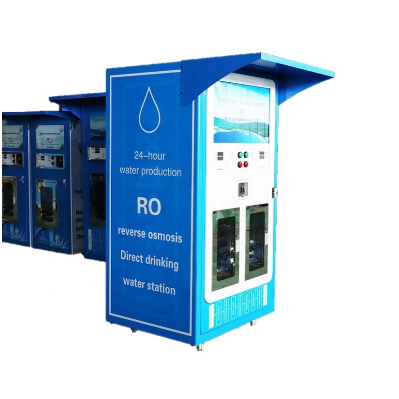 Water vending machine bottled water vending machine or  purified water and ice vending machine