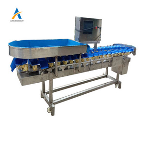 Automatic oyster grading machine mussels shellfish weight sorting machine for seafood