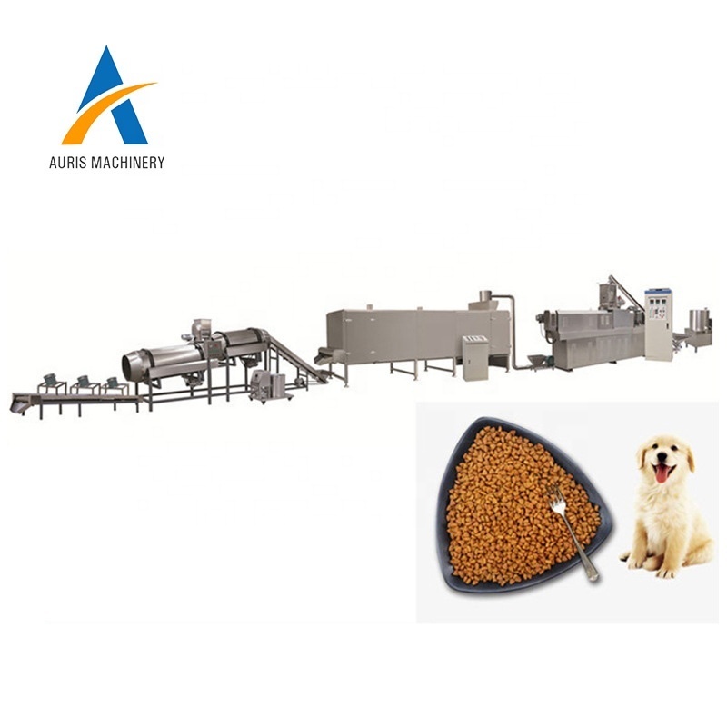 Animal Pet Food Production Line Dog Food Extruder Machine Fish Feed Making Machinery  Processing Line