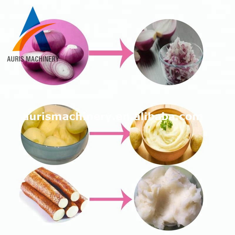 High efficiency fruit and vegetable crusher onion slicer making machine potato puree machine