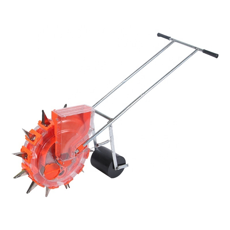 Factory price Portable Farm Machinery Bean Peanut Seeding Planter Manual Push Hand Corn Seeder Machine