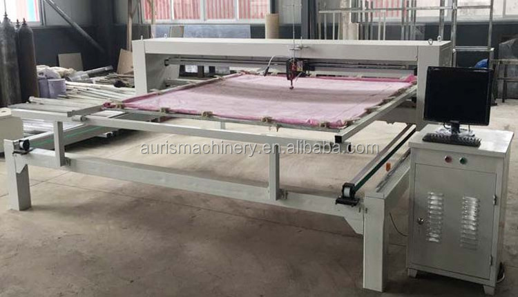 industrial  long arm  high speed single head computerized mattress quilting sewing quilt making machine