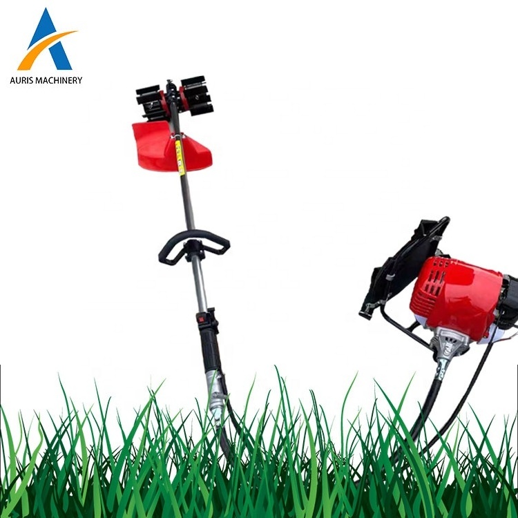 small backpack gasoline engine grass weeder weeding machine