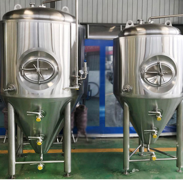 Industrial use 200l conical fermenter for brewery 304 stainless steel beer fermentation tank beer fermenting equipment