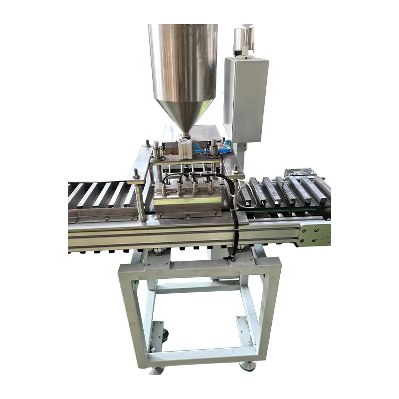 Industrial Use Cup Cake Fillling Machine Fortune Cookie Fillings Custrad Cake Maker