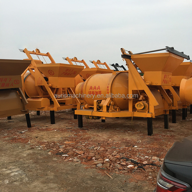 New Design Auto-feeding Concrete Drum Mixer Cement Mixing Machine