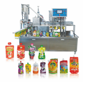 Stand up pouch bag spout bag filling machine oil juice wine milk paste stand up bag filling machine