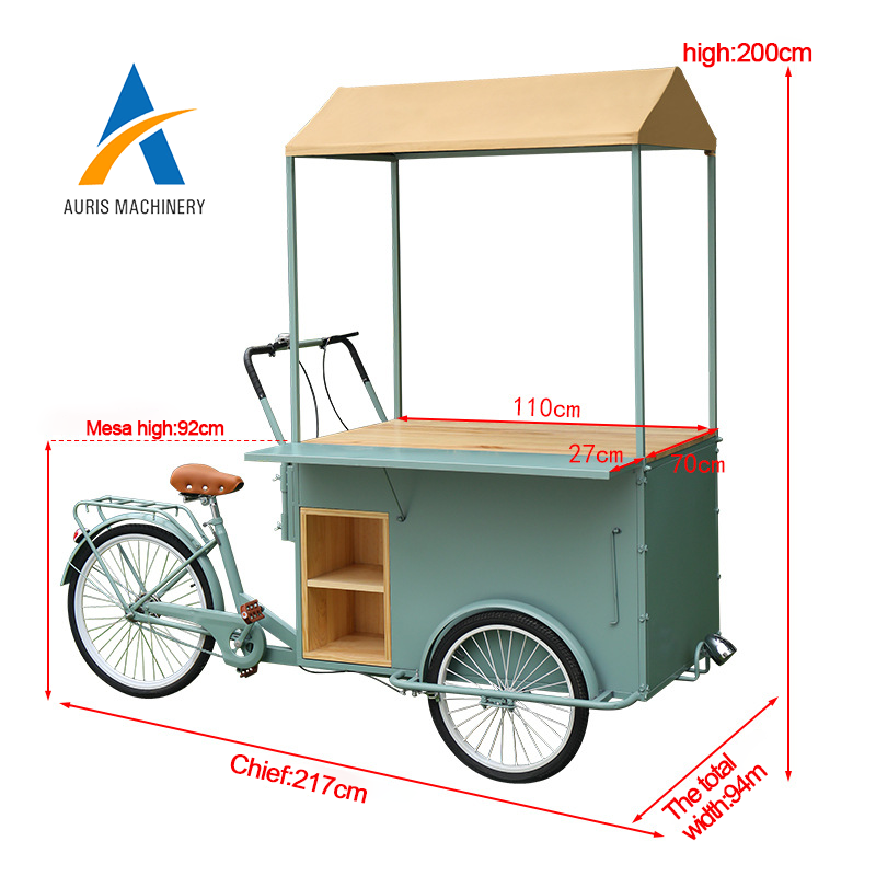 Food Display Bike Food Trailer With Deep Fryer Carts Mobile Trailers Small Design Kiosk Trailer Mobile Food Cart