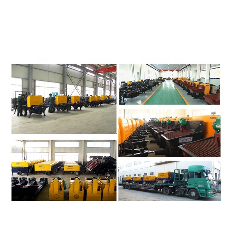 Top Quality Diesel Concrete Mixer Pump Cement Concrete Conveying Pumps