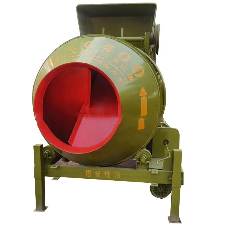 New Design Auto-feeding Concrete Drum Mixer Cement Mixing Machine