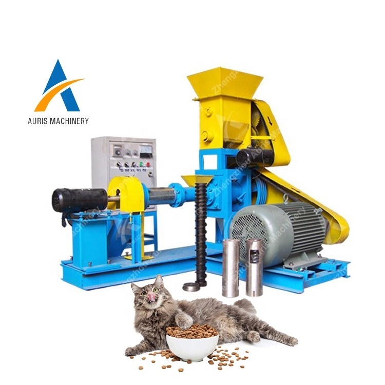 Dry  dog and cat  food pellet making machine pet food extruder in south africa