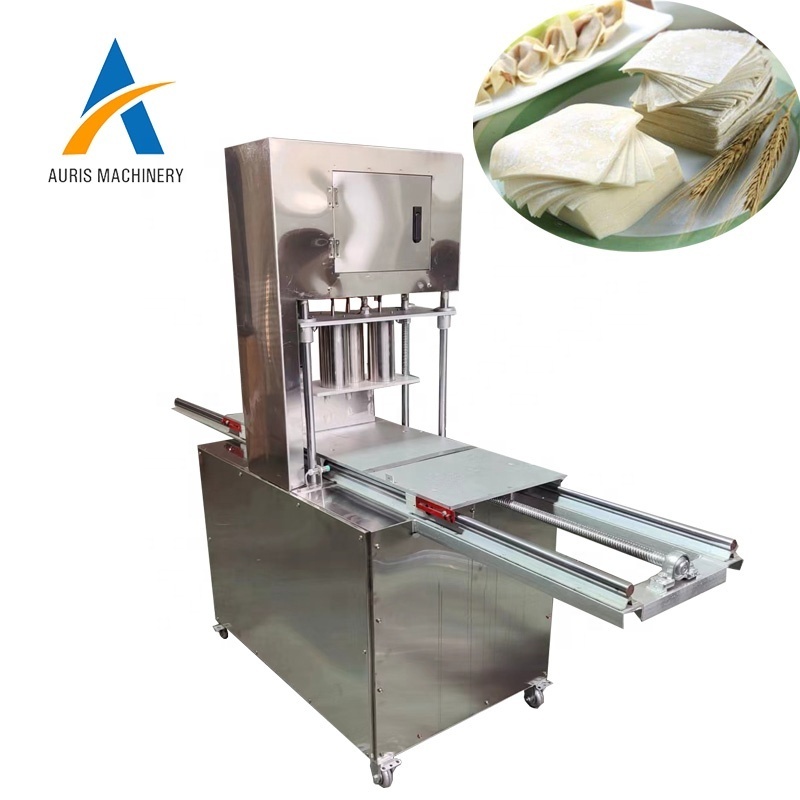 Industrial Commercial  Wonton Wrapper Making Machine Dough Wrap Maker Dumpling Wrapper Machine/small Dough Sheeter Machine