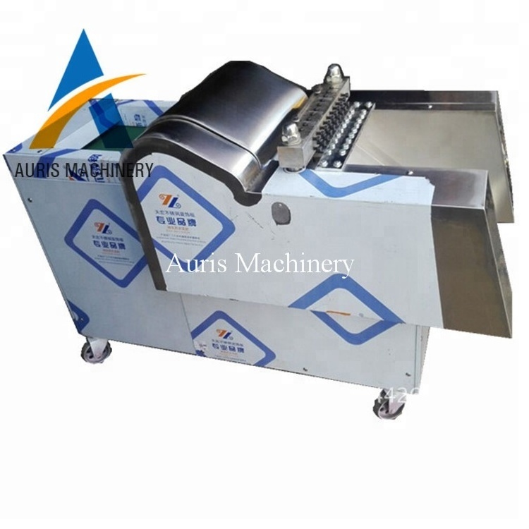 Industrial pork trotter chicken chest cutter frozen chicken nugget fish meat dice cut machine whole chicken chopper