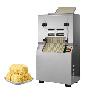 Commercial Electric Dough Roller Sheeter S. Steel Noodle Dumpling Pasta Maker Making Machine with Changeable Roller and Blade