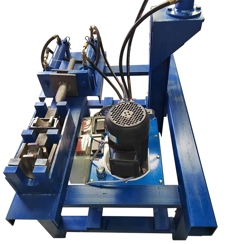 Easy to operate scaffold steel pipe machine coil buckle straightening maintenance machine