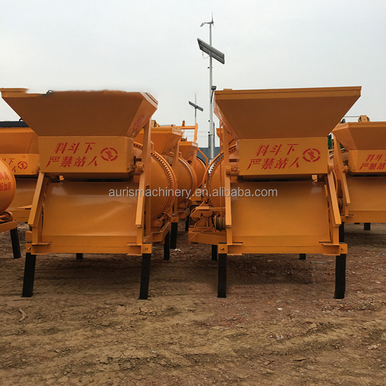 New Design Auto-feeding Concrete Drum Mixer Cement Mixing Machine