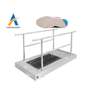 industrial automatic shoe sole cleaning machine sole dust removing machine with armrest