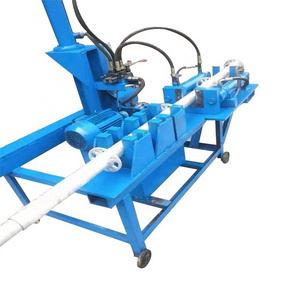 Easy to operate scaffold steel pipe machine coil buckle straightening maintenance machine