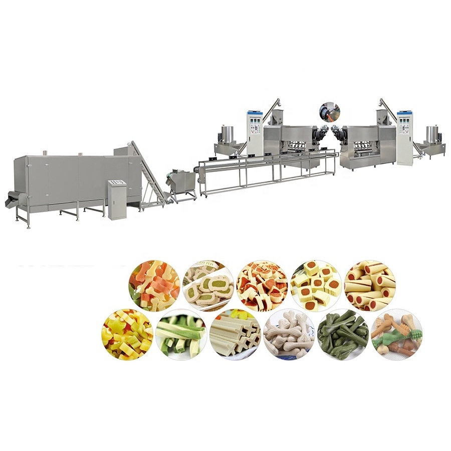 Automatic Pet Dried Food Automatic Microwave Drying Production Line