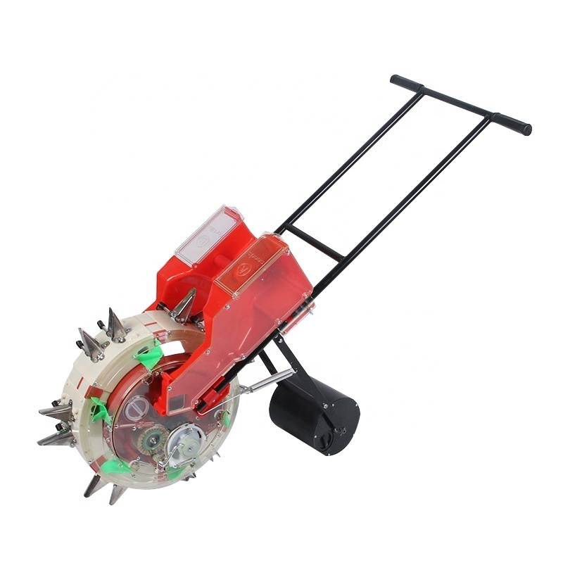 Factory price Portable Farm Machinery Bean Peanut Seeding Planter Manual Push Hand Corn Seeder Machine