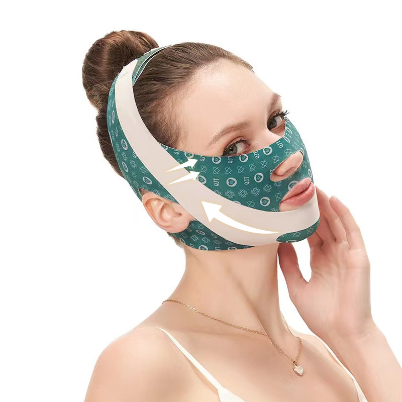 Face v shaper facial slimming bandage relaxation v elastic face slimming lifting belt bandage