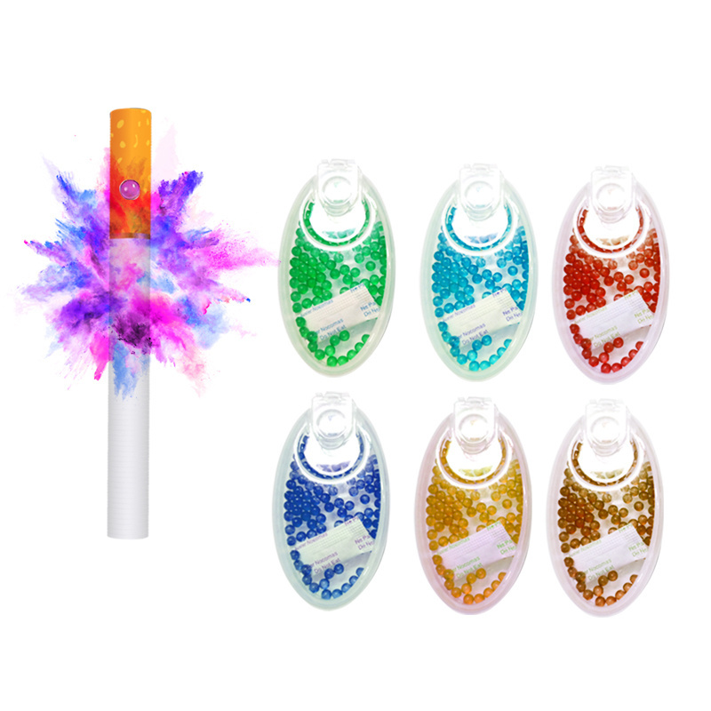 Flavour cigarettes capsules crush balls pimp stick taste strong menthol smoking filter tubes cigarettes balls