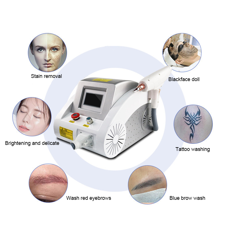 Best selling peel pigment beauty Equipment q switched nd yag laser tattoo removal machine nd yag q switched