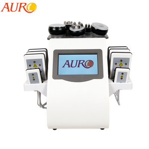 AU-71B Hot Selling Products 6 in 1 Vacuum RF Skin Tightening And Cavi Lipo Weight Loss Equipment