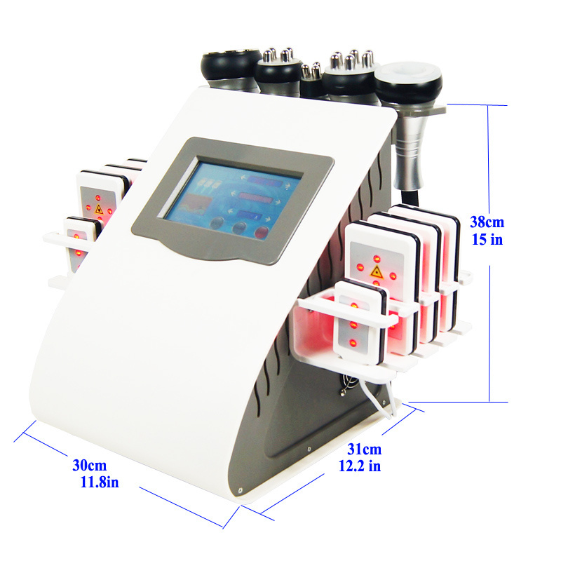 Au-61B Lipo Ultra Laser kim 8 Slimming System Tripolar RF Fat Burner Equipment Massage Cavitation Machine