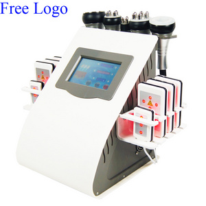 New Vacuum Cavitation System 6 in 1 40k Ultra sound Lipo Slimming Laser RF Fat Loss Machine 80k Slimming Machine