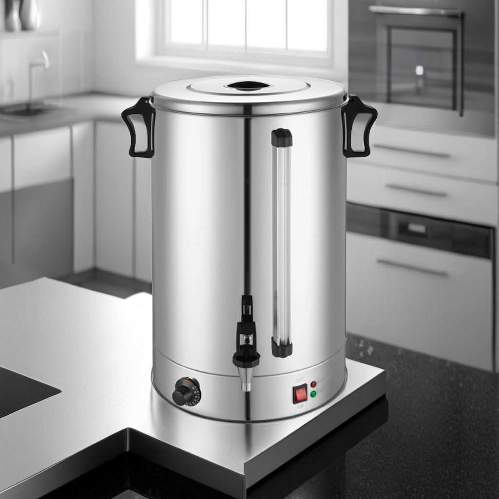 40L Drinking Hot Water Boiler Tea Urn Single Taps Warm Stainless Steel Electrical Boilers milk boiler