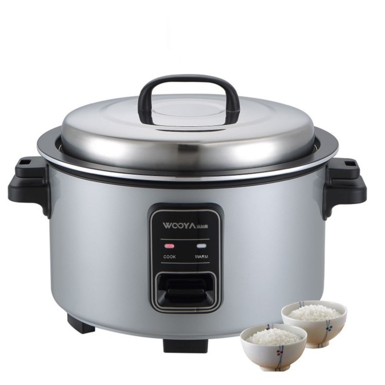 Indonesia Maket Dry Rice Serving Catering Electrical Rice Cooker Low Sugar Rice Cookers 5.8L 32 Cups Electric Stainless Steel