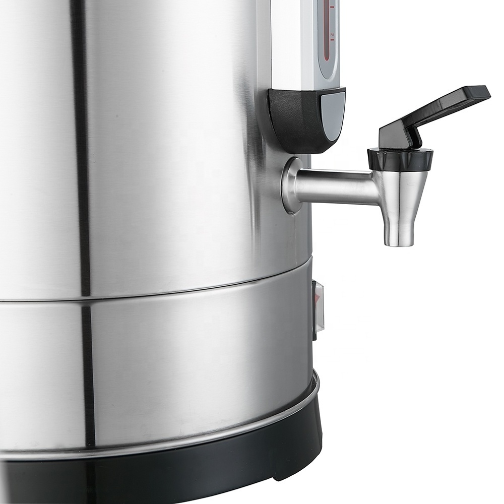 Guangrong stainless steel big capacity hot chocolate coffee dispenser urn best coffee urn