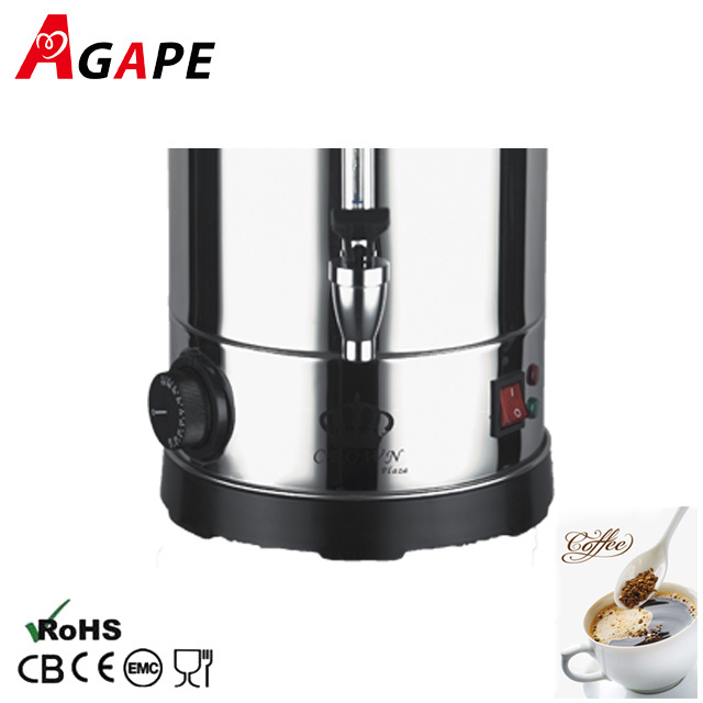 CB Ce Commercial Household Hot Water System Coffee Urn Boiler 6-35 Liters Electric Tea Kettle Tea Pods Stainless Steel Silver