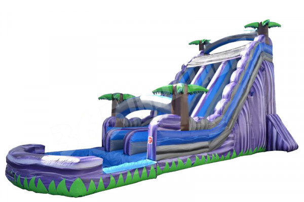 High quality giant inflatable water slide for adult sun itsunami half pipe water slide inflatable